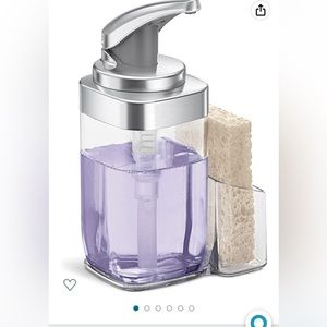 Simple Human Soap Dispenser with Sponge Holder